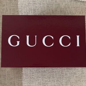 Gucci Deep Red Shoe box